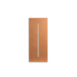 Kleine plank doos opening grote zijde