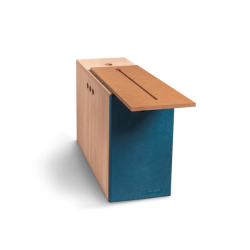 Plank in kleine doos opening kleine kant