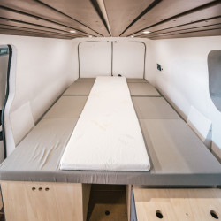 matras topper met geheugenfoam