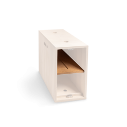 Shelf in small box opening small side