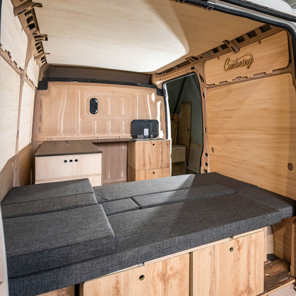 sleeping in a Fiat Ducato 1 Utility van