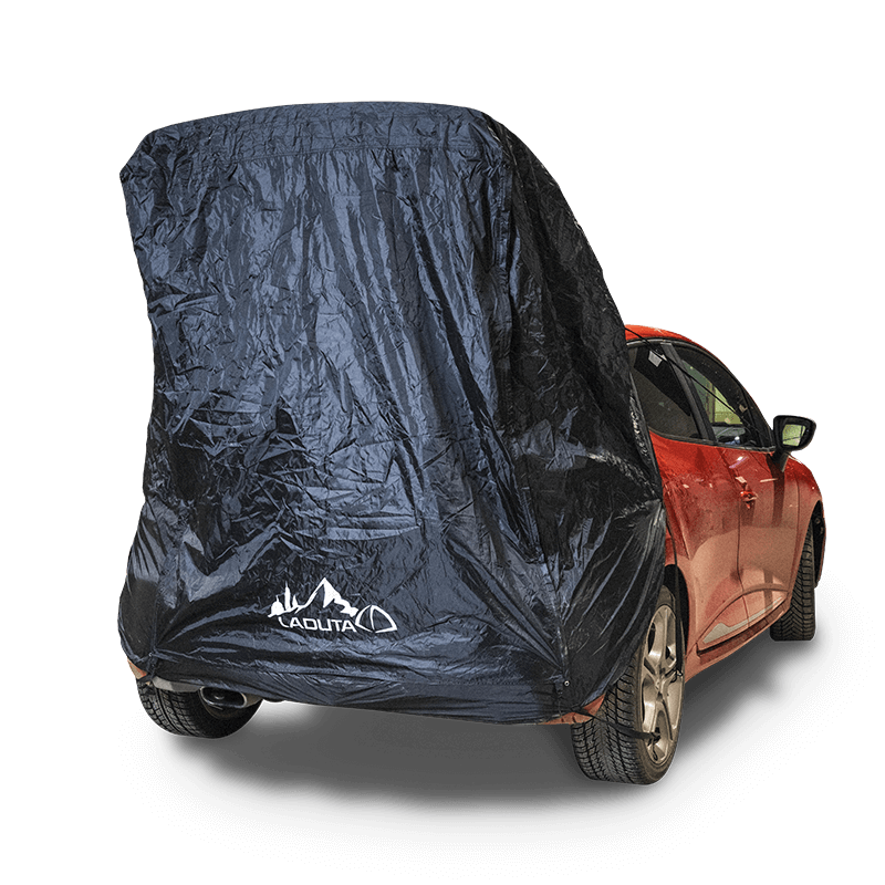Easy installation of a tailgate tent for car camping