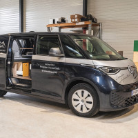 schlafen im Volkswagen ID Buzz  Kastenwagen / Cargo