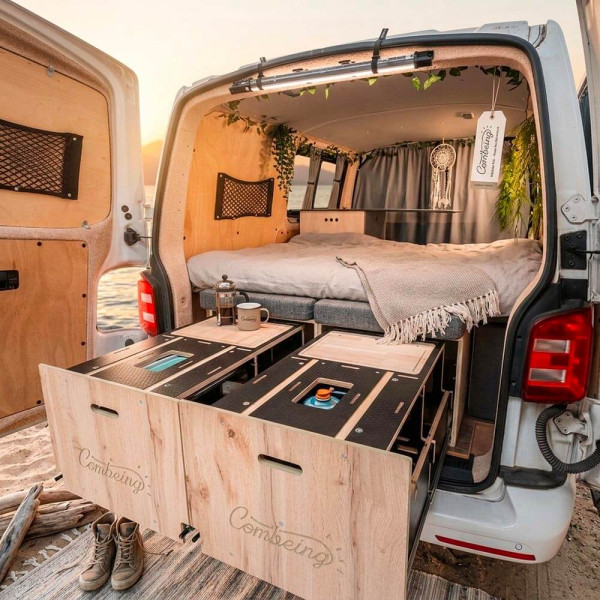 snelle ombouw van bestelwagen naar camper