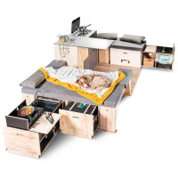 kit fourgon pour voyage longue dur&eacute;e