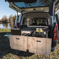 family MPV camper conversion for vanlife