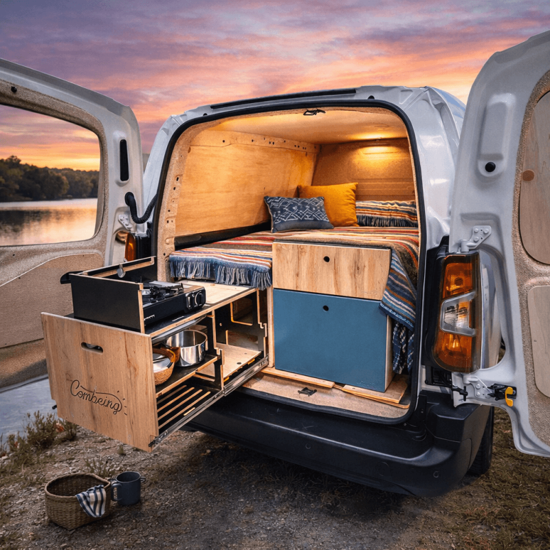 Modular Van Smart Modular & Removable Compact Van Conversion Kit | Combeing