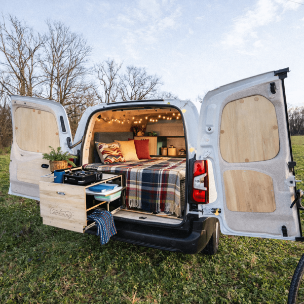 ombouw kleine bestelwagen naar camper