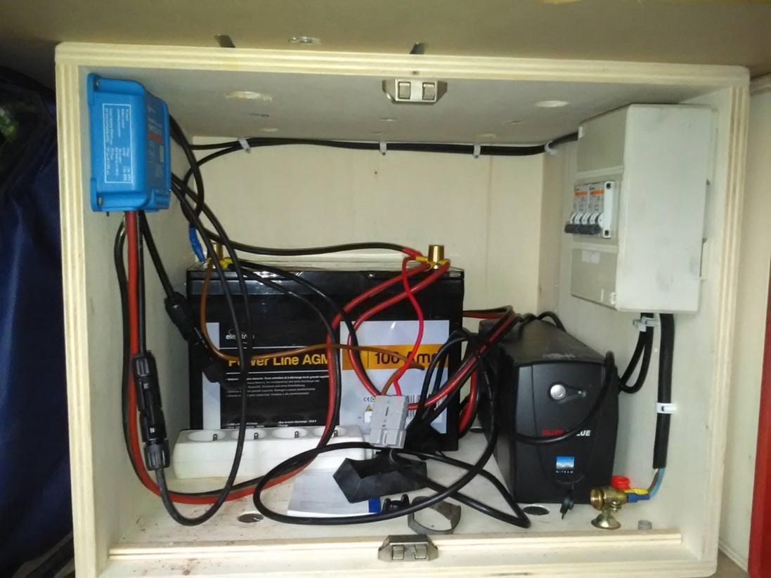 DIY installation in a large Combeing box