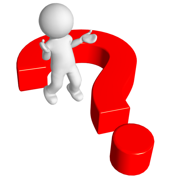 man with a question mark