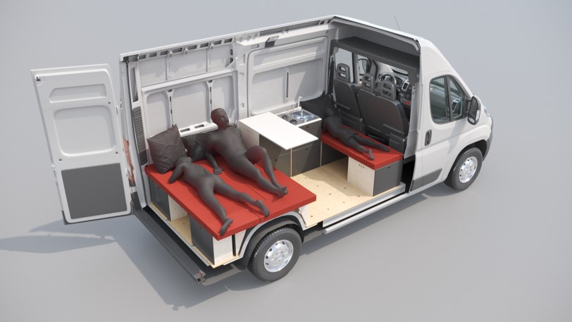 Van in configuration 1